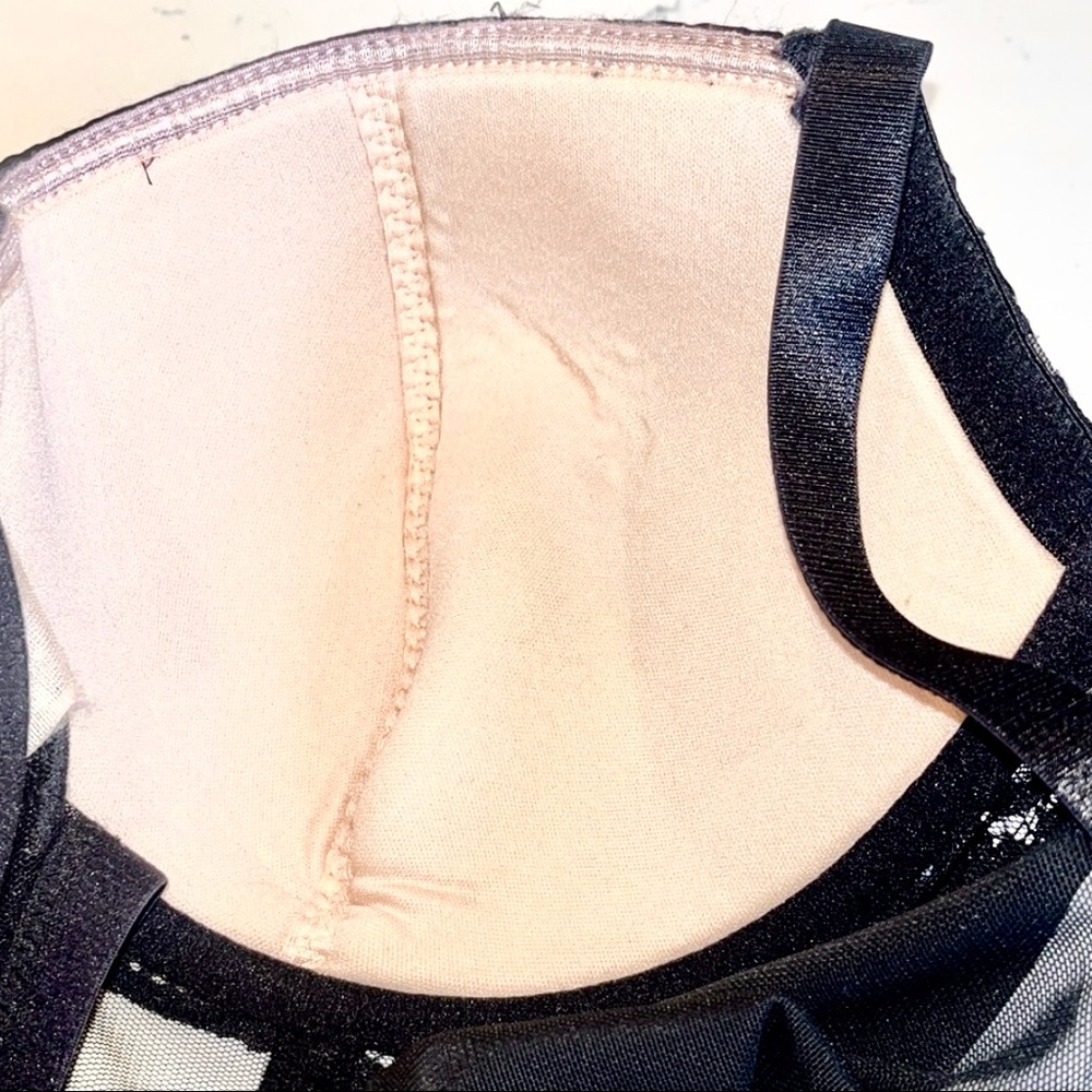 Torrid Curve Black Floral Lace Nude Full Coverage Balconette Bra NWOT - Picture 11 of 14